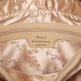 Natasha Mirco Print Tote Leather Handbag