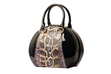 Svetlana Version 2 Python Print Leather Handbag