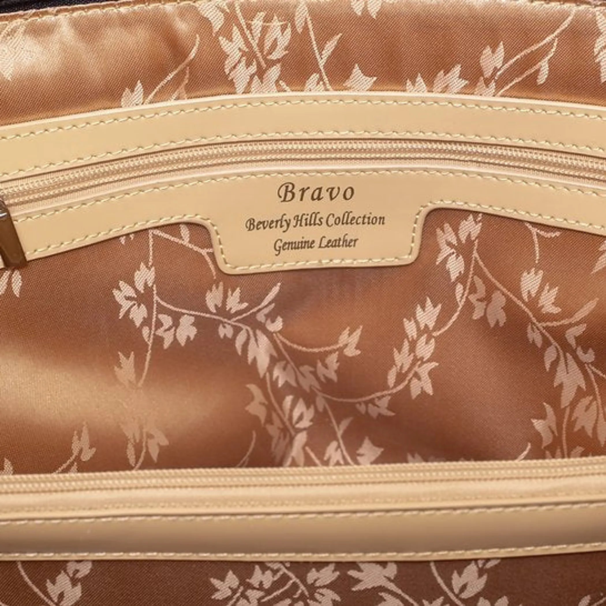 Anuta Black Medium Flower Print Leather Handbag