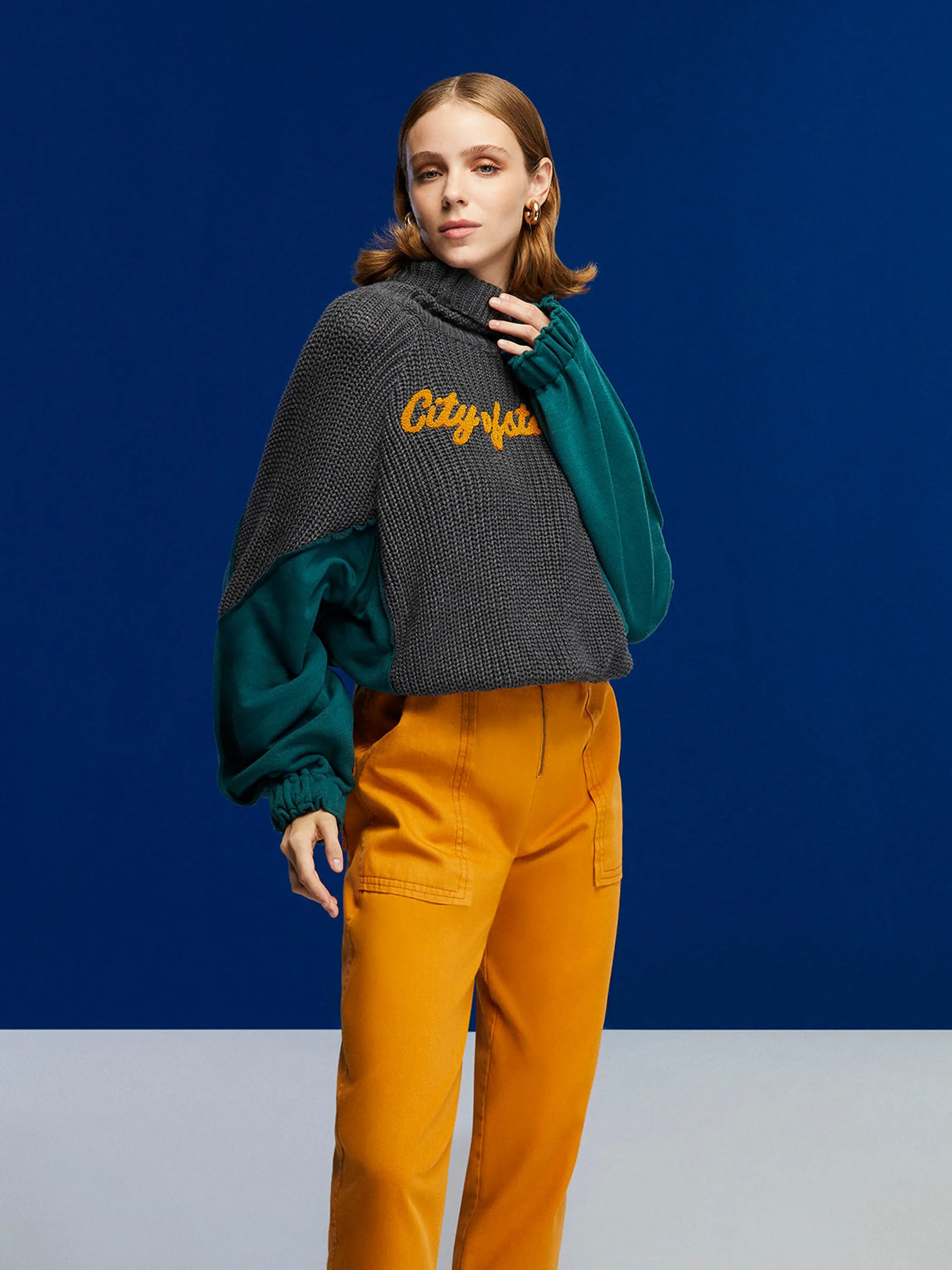 Embroidered Knit Sweater