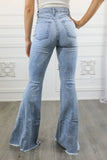 Sweetheart High Waisted Bell Bottom Jeans