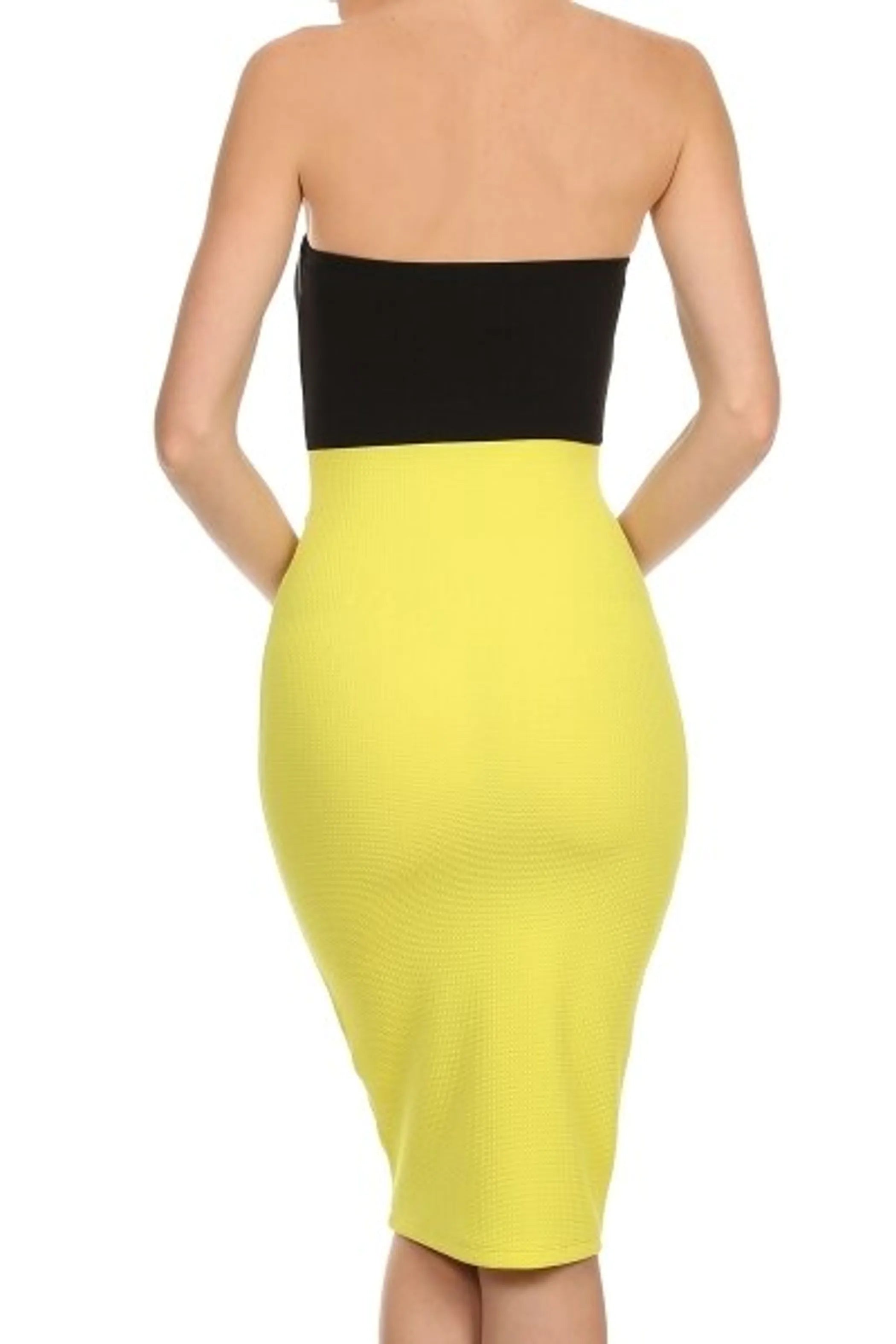 Color Block Me Body-Con Midi Dress