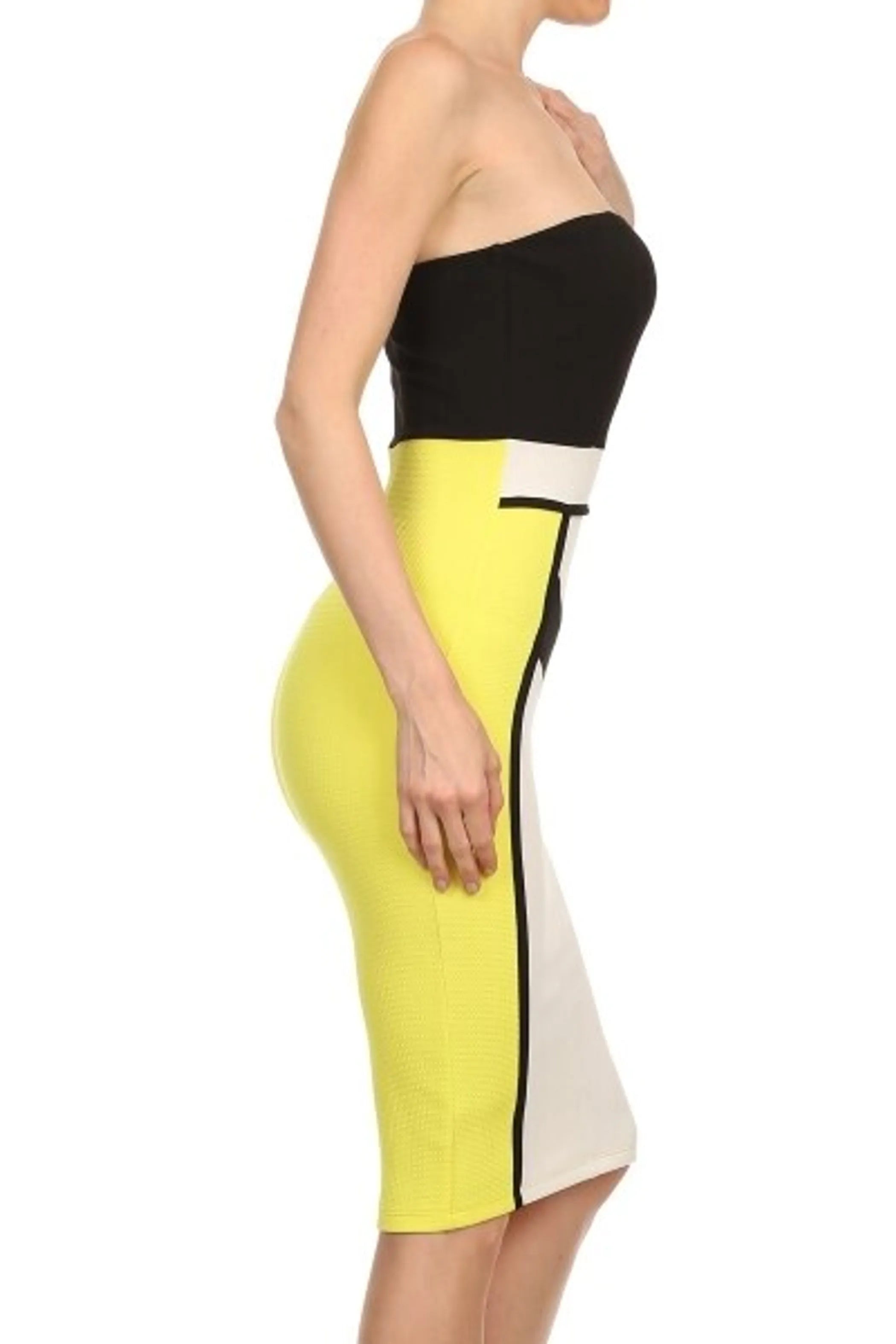 Color Block Me Body-Con Midi Dress