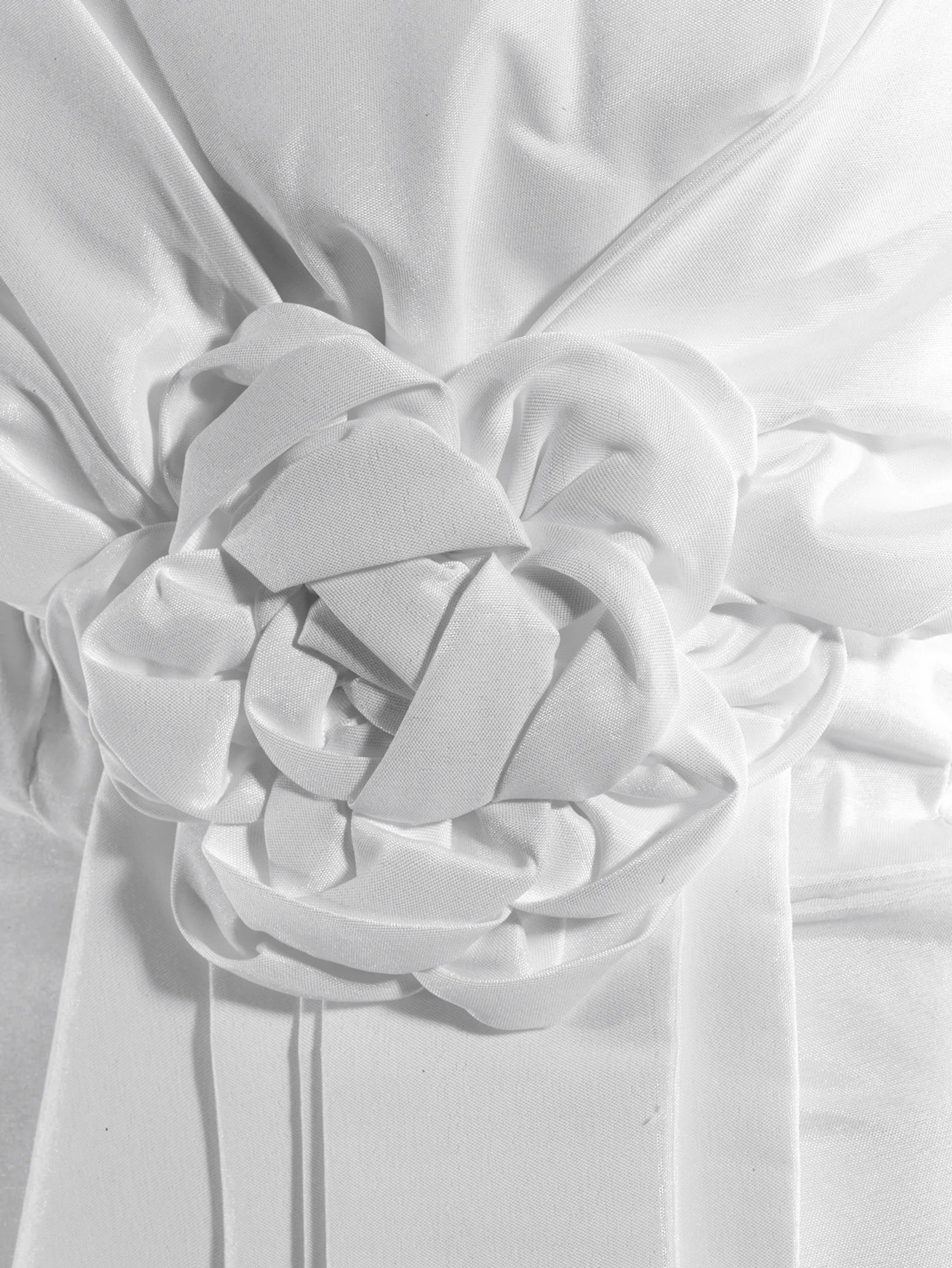 White Dress with Bow