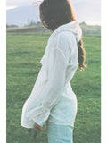The Talulah Top - Crème / Ivory Ruffle Blouse