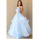 Sleeveless Bustier Illusion Top A Line Dress