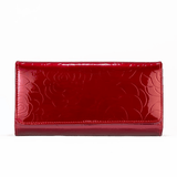 Leather Flower Print Wallet Medium/Large Night blossom / LARGE / 1 1355-56985632669