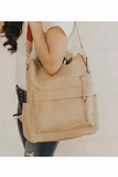 Niya Vegan Leather Convertible Backpack Bag Light brown / 1 1680-55875681