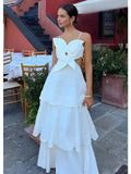 Floral Cutout Backless Long Dress