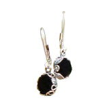 Botanical Sterling Silver Lever Back Earrings