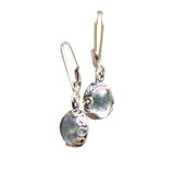 Botanical Sterling Silver Lever Back Earrings