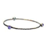 Rustic Bangle in Sterling Silver