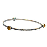 Rustic Bangle in Sterling Silver