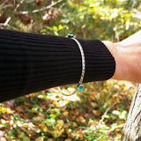 Rustic Bangle in Sterling Silver