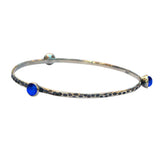 Rustic Bangle in Sterling Silver