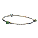 Rustic Bangle in Sterling Silver