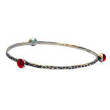 Rustic Bangle in Sterling Silver