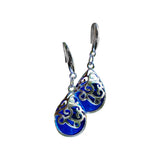 Filigree Teardrop Sterling Earrings