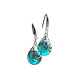 Filigree Teardrop Sterling Earrings