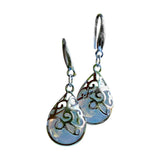 Filigree Teardrop Sterling Earrings