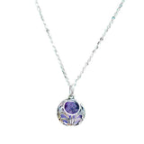 Vintage Lace Sterling Silver Necklace