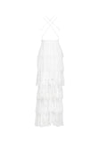 Clarise White Lace Maxi Dress
