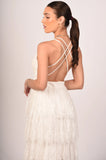 Clarise White Lace Maxi Dress