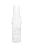 Clarise White Lace Maxi Dress