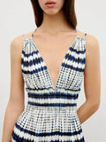 Printed Open Back Dress