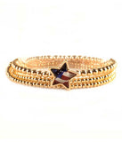 Patriotic American Flag Stretch Bracelet - Star