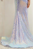 Sleeveless Floral Applique Sequin Sheath Dress