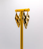 Gold Geometry Glam Earrings