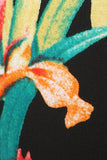 Tropical Print Dolman Maxi Dress