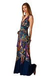 Paisley Bohemian Floral Print Sleeveless Long Maxi Dress