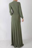Bella Rosa Slit Maxi Dress