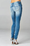 Distressed It Up Skinny Jeans