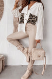 Loowie Blouse with Leopard Details