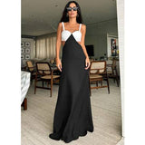 Monochrome Elegance Cutout Gown