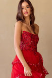 Off Shoulder Sweetheart 3D Applique Quince Ball Gown