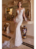 Bohemian Lace Mermaid Gown