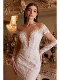 Bohemian Lace Mermaid Gown