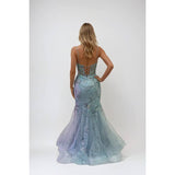 Elegant Beaded Mermaid Gown