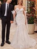 Off the Shoulder Mermaid Bridal Gown