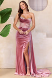 Sweetheart Embellished Neckline Velvet Dress
