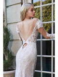 Bohemian Lace Mermaid Gown