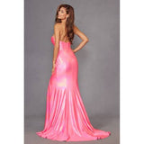 Stunning Shimmer Slit Dress