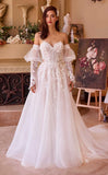Lace Appliqued Wedding Ball Gown