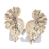 Mirrored Leaf Earrings