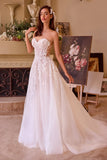 Lace Appliqued Wedding Ball Gown