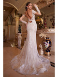 Bohemian Lace Mermaid Gown